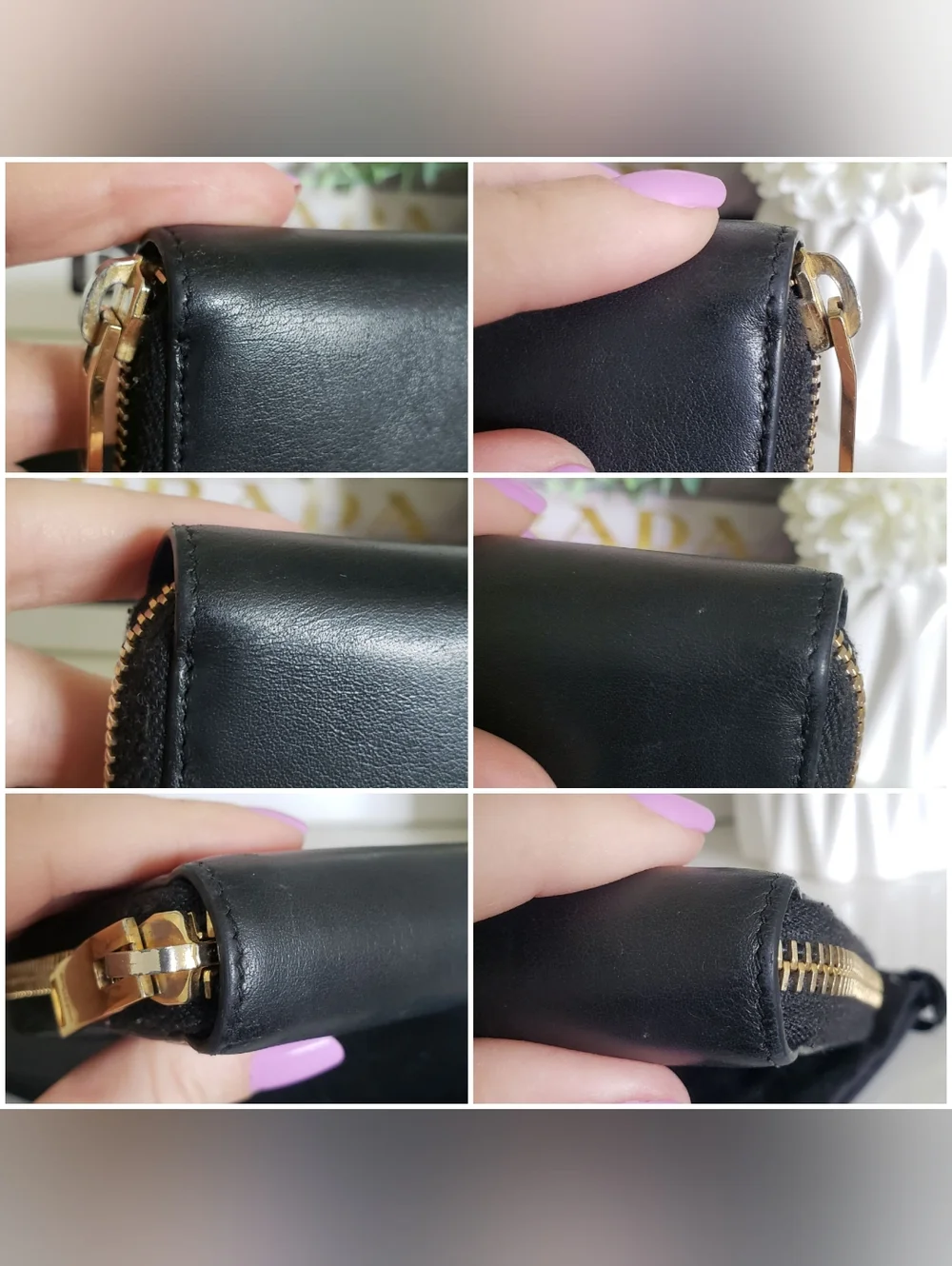 Authentic Pre-owned Yves Saint Laurent Zip Around Wallet - Picture 11 of 14